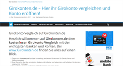 Desktop Screenshot of girokonten.de