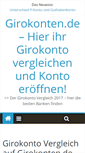 Mobile Screenshot of girokonten.de